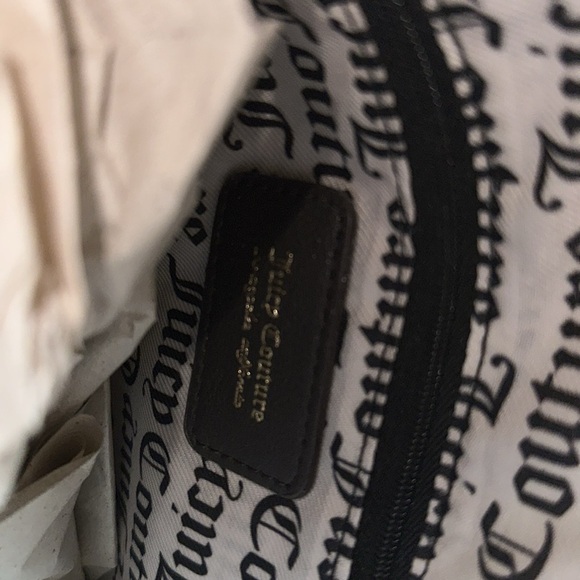 juicy Couture pink bowler velour heritage hand bag crossbody new release - Picture 9 of 15